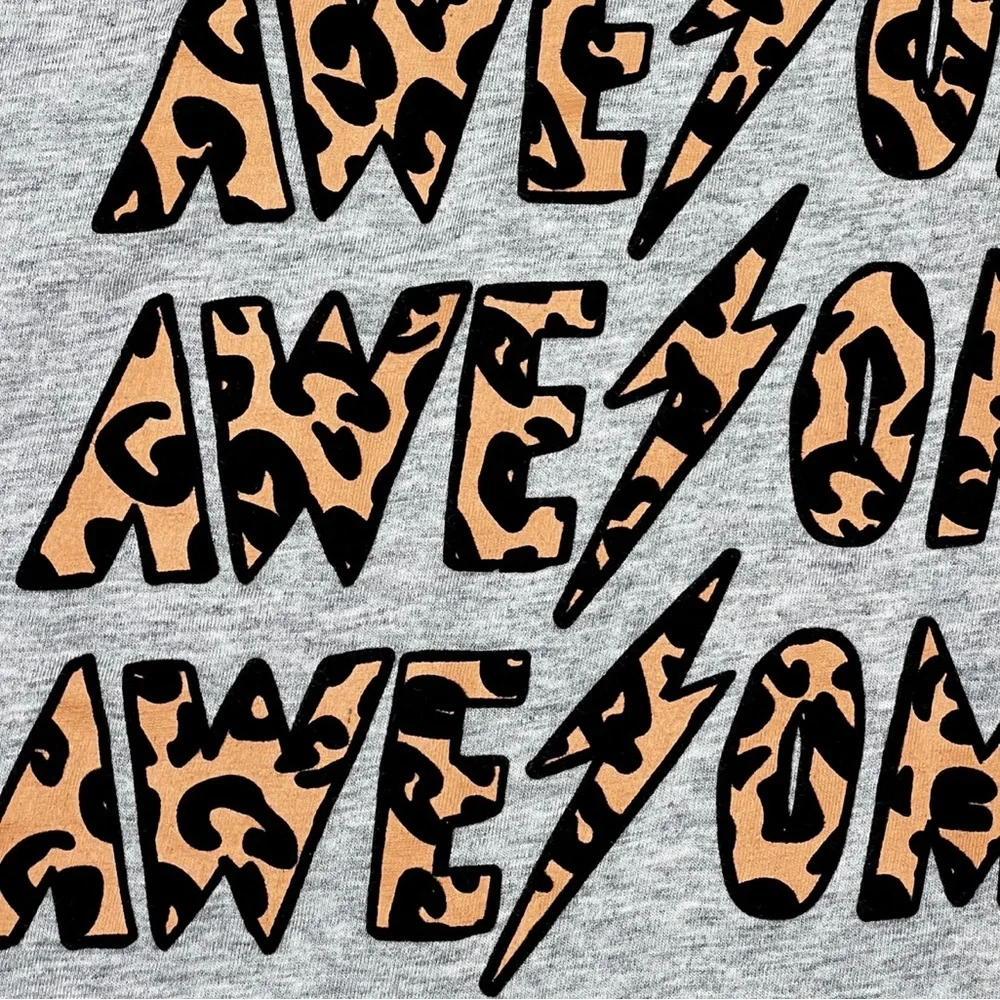 Rockets of Awesome-‎ Awesome X4 Leopard Letters Tee